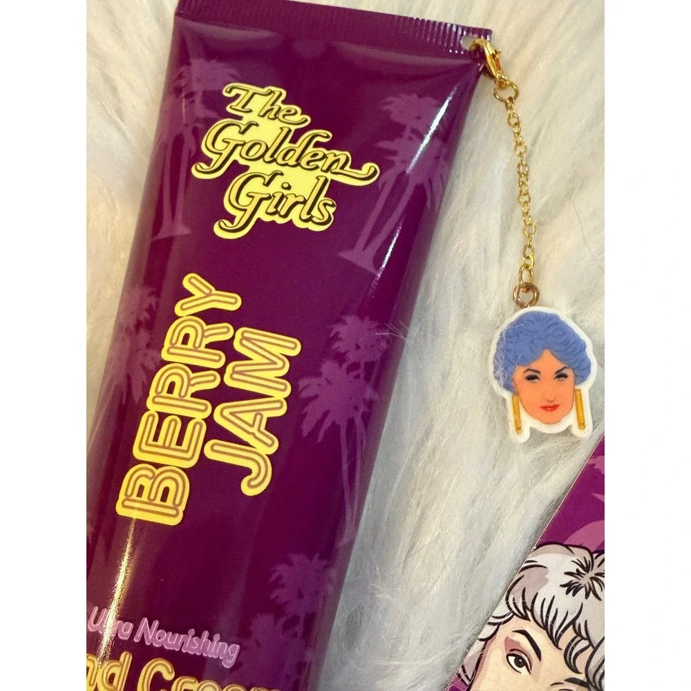 The Golden Girls Berry Jam Hand Cream & Paradise Pink Shimmer Lip Gloss Set